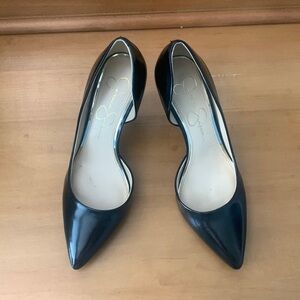 Jessica Simpson Black Patent Leather Heels